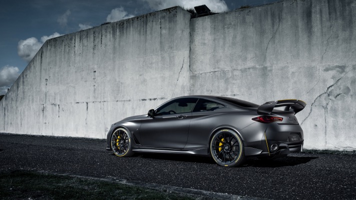 Infiniti Q60 Project Black S Prototype 2018. Desktop wallpaper