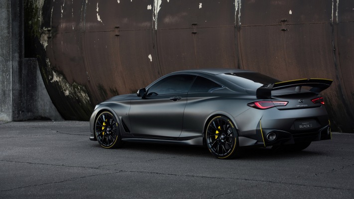 Infiniti Q60 Project Black S Prototype 2018. Desktop wallpaper