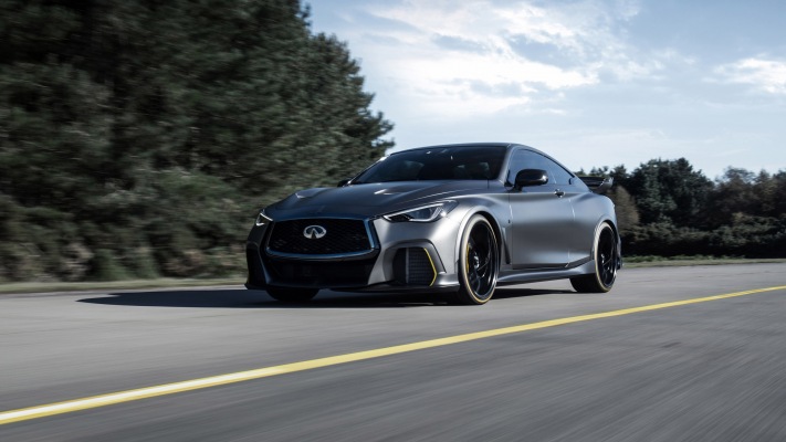 Infiniti Q60 Project Black S Prototype 2018. Desktop wallpaper