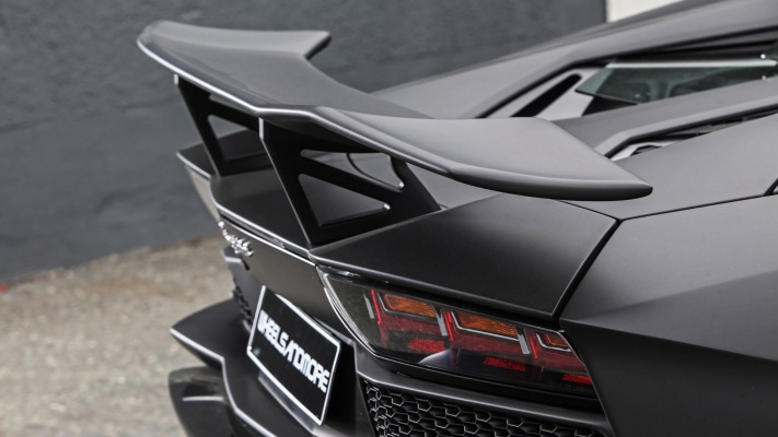 Lamborghini Aventador Wheelsandmore 2018. Desktop wallpaper