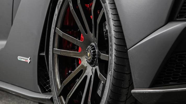 Lamborghini Aventador Wheelsandmore 2018. Desktop wallpaper