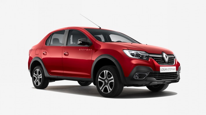 Renault Logan Stepway City 2018. Desktop wallpaper