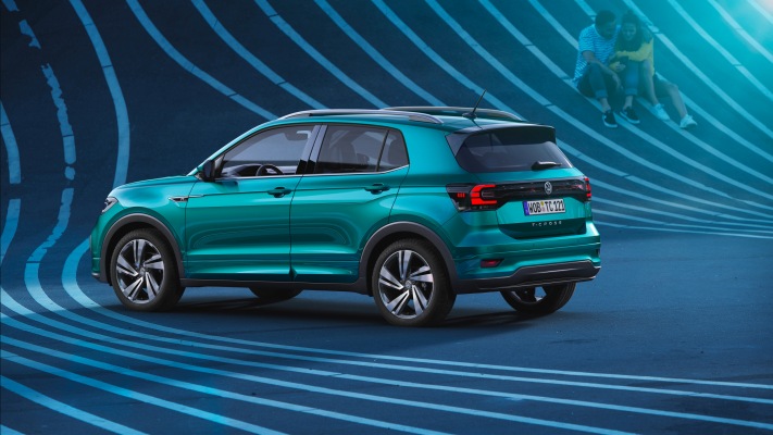 Volkswagen T-Cross R-Line 2019. Desktop wallpaper