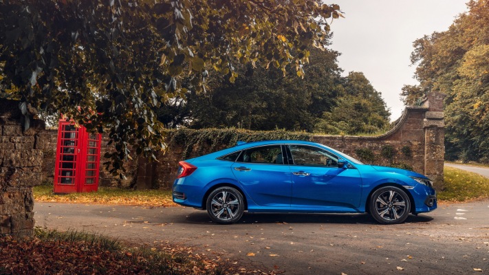 Honda Civic Sedan UK Version 2019. Desktop wallpaper