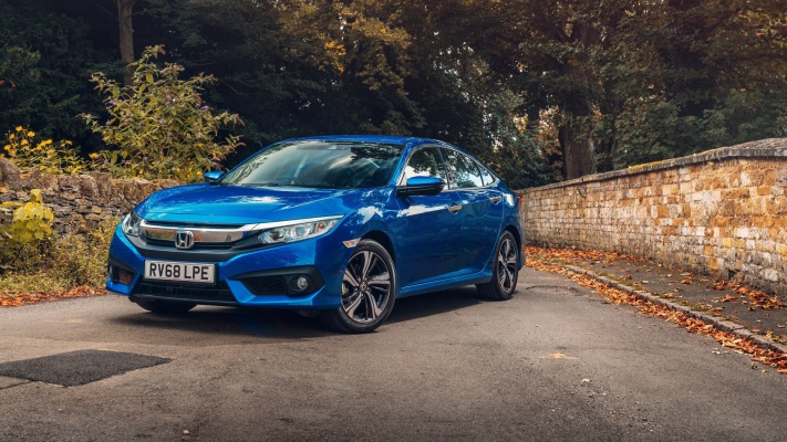 Honda Civic Sedan UK Version 2019. Desktop wallpaper