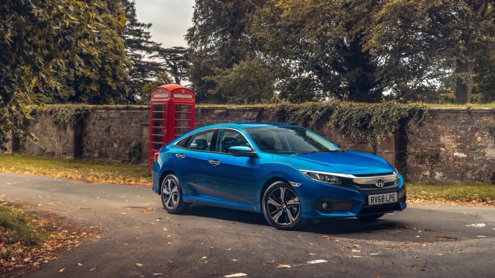 Honda Civic Sedan UK Version 2019. Desktop wallpaper