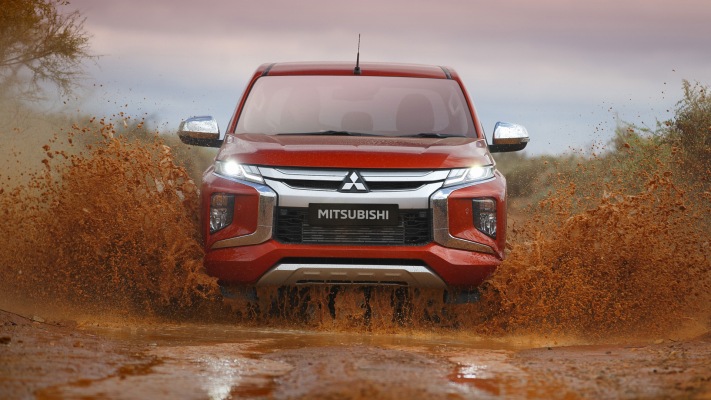 Mitsubishi L200 UK version 2019. Desktop wallpaper