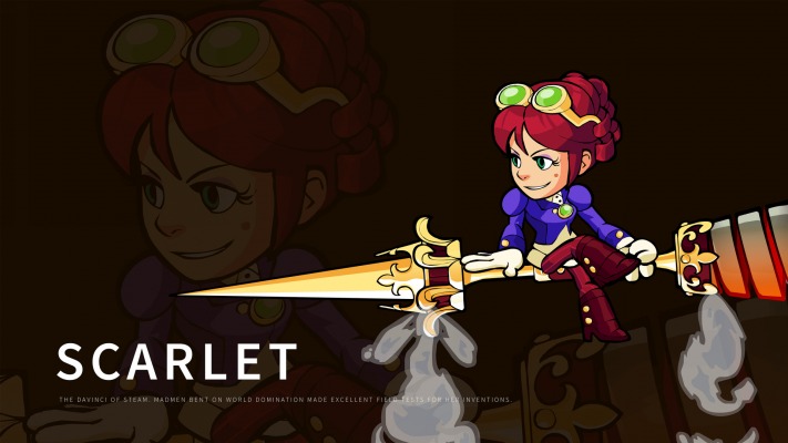 Scarlet. Desktop wallpaper