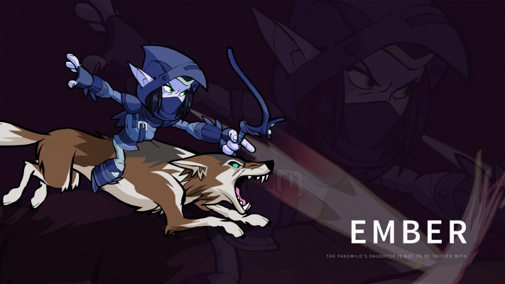 Ember. Desktop wallpaper