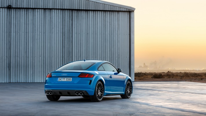 Audi TT S Coupe 2019. Desktop wallpaper