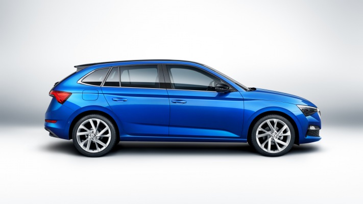 Skoda Scala 2019. Desktop wallpaper