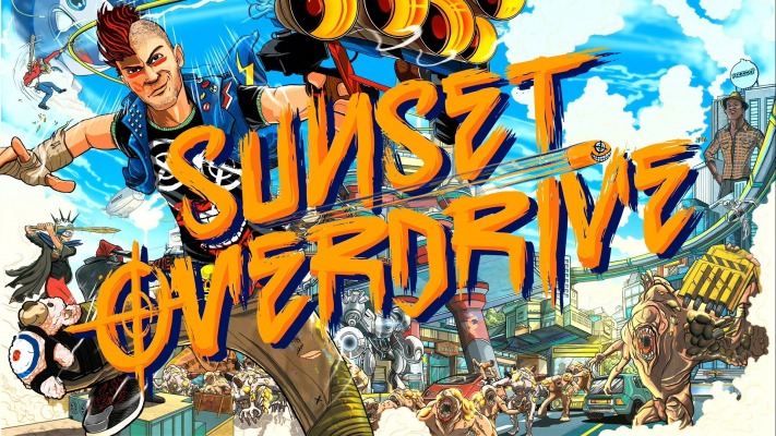 Sunset Overdrive. Desktop wallpaper