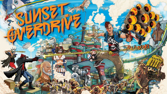 Sunset Overdrive. Desktop wallpaper