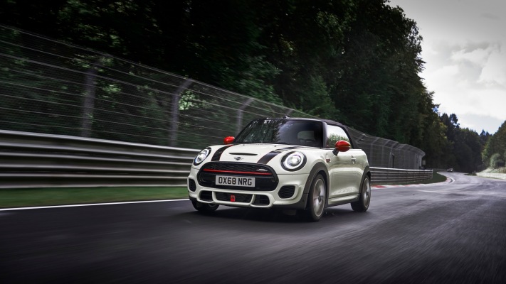 MINI John Cooper Works Convertible 2019. Desktop wallpaper