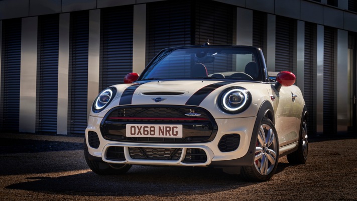 MINI John Cooper Works Convertible 2019. Desktop wallpaper