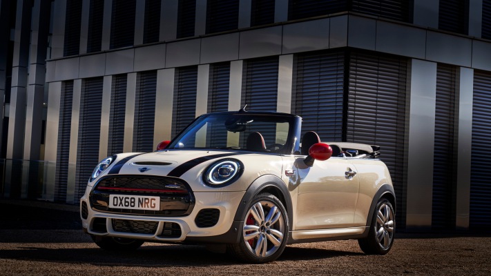 MINI John Cooper Works Convertible 2019. Desktop wallpaper