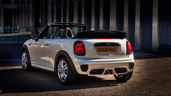 MINI John Cooper Works Convertible 2019. Desktop wallpaper