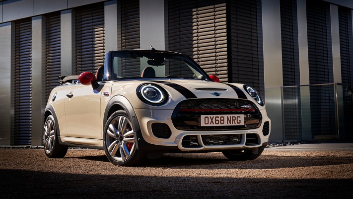 MINI John Cooper Works Convertible 2019. Desktop wallpaper