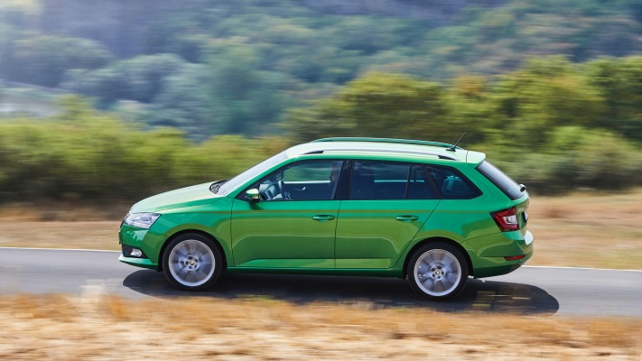 Skoda Fabia Combi 2018. Desktop wallpaper