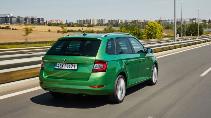 Skoda Fabia Combi 2018. Desktop wallpaper