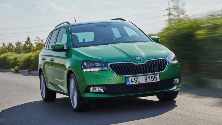 Skoda Fabia Combi 2018. Desktop wallpaper