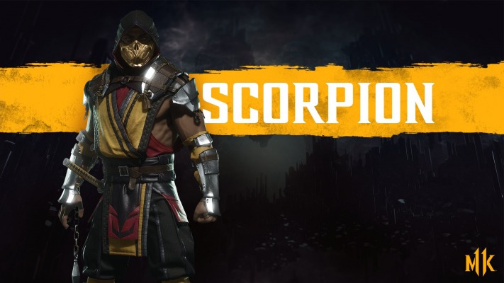 Scorpion. Desktop wallpaper