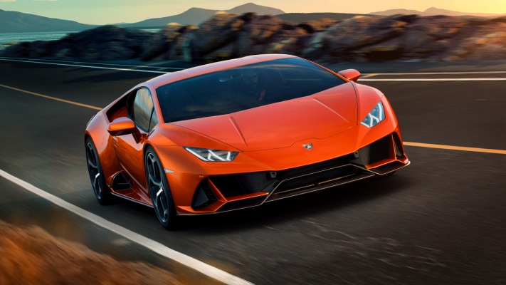 Lamborghini Huracán LP 580-2 Evo 2019. Desktop wallpaper