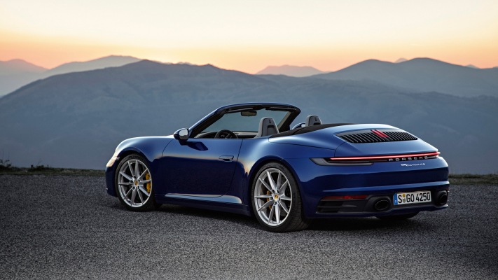 Porsche 911 Carrera 4S Cabrilet 2020. Desktop wallpaper