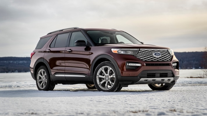 Ford Explorer Platinum 2020. Desktop wallpaper