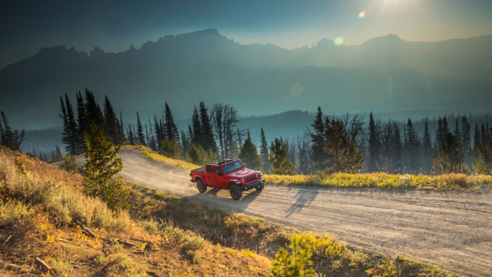 Jeep Gladiator Rubicon 2019. Desktop wallpaper