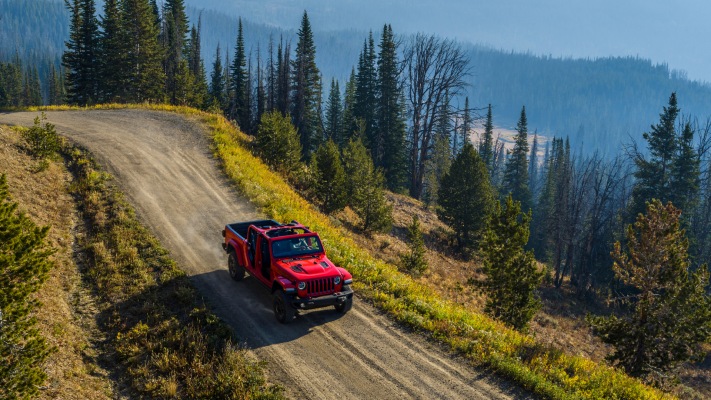 Jeep Gladiator Rubicon 2019. Desktop wallpaper