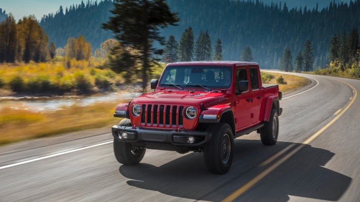 Jeep Gladiator Rubicon 2019. Desktop wallpaper