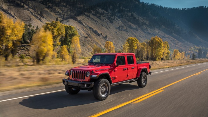 Jeep Gladiator Rubicon 2019. Desktop wallpaper