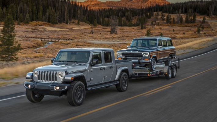 Jeep Gladiator Overland 2019. Desktop wallpaper