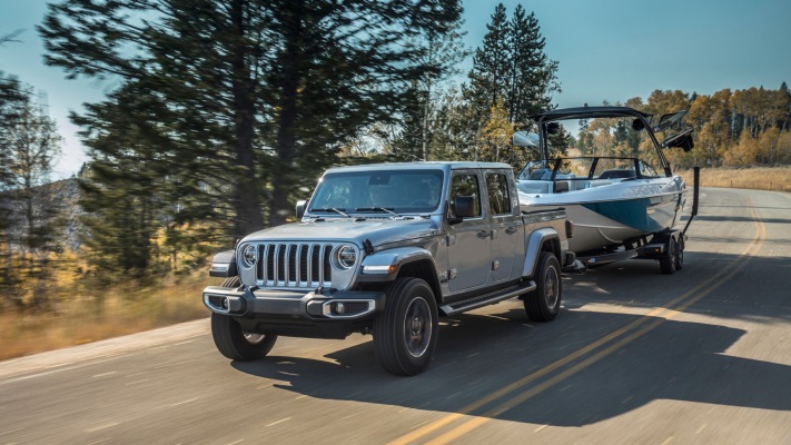 Jeep Gladiator Overland 2019. Desktop wallpaper