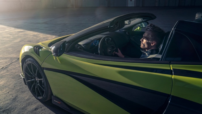 McLaren 600LT Spider 2019. Desktop wallpaper