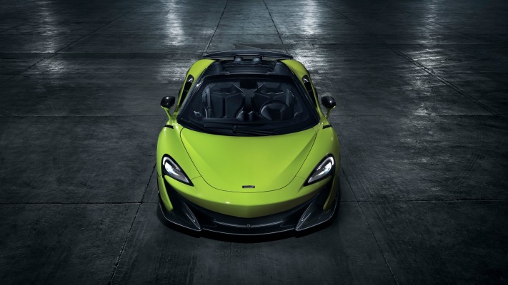 McLaren 600LT Spider 2019. Desktop wallpaper