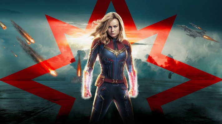 Captain Marvel. Desktop wallpaper