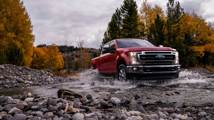 Ford F-250 Super Duty King Ranch 2020. Desktop wallpaper