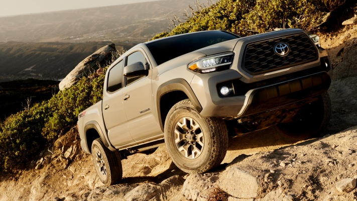 Toyota Tacoma TRD Off-Road 2020. Desktop wallpaper