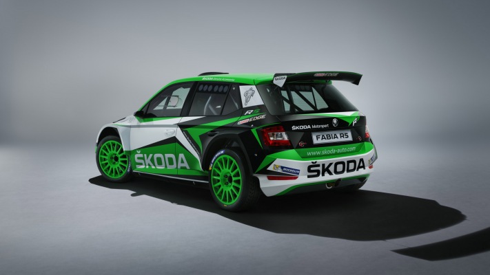 Skoda Fabia R5 2019. Desktop wallpaper