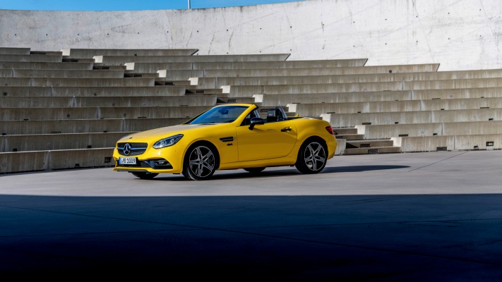 Mercedes-Benz SLC 43 AMG 2019. Desktop wallpaper