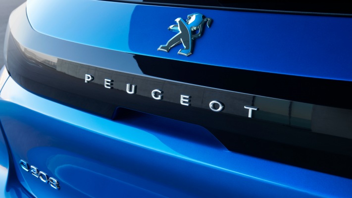 Peugeot e-208 2019. Desktop wallpaper