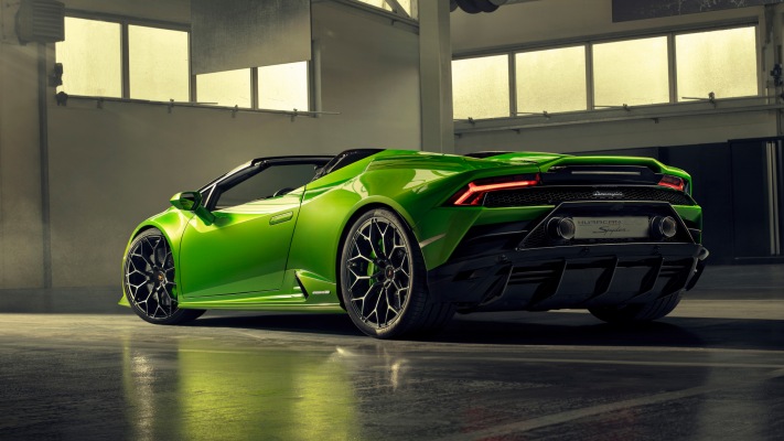 Lamborghini Huracán EVO Spyder 2019. Desktop wallpaper