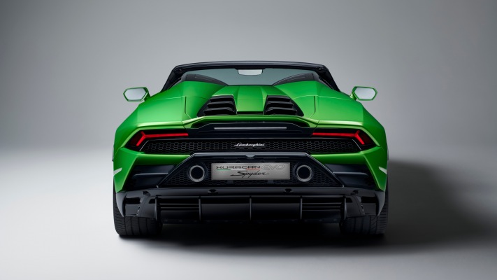 Lamborghini Huracán EVO Spyder 2019. Desktop wallpaper