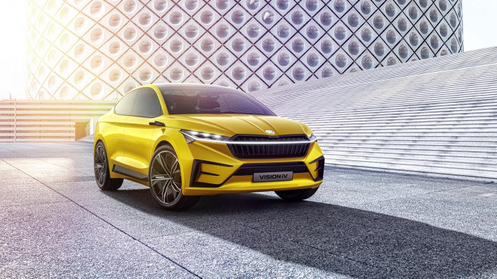 Skoda Vision iV Concept 2019. Desktop wallpaper