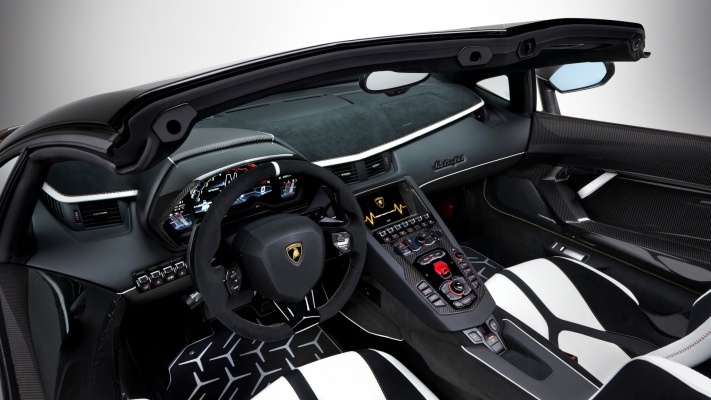 Lamborghini Aventador SVJ Roadster 2019. Desktop wallpaper