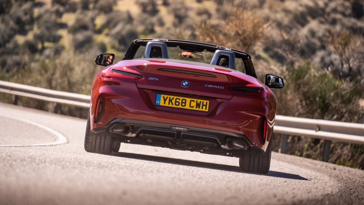 BMW Z4 M40i Roadster UK Version 2019. Desktop wallpaper