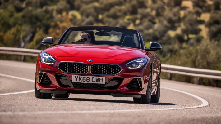 BMW Z4 M40i Roadster UK Version 2019. Desktop wallpaper