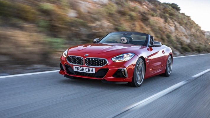 BMW Z4 M40i Roadster UK Version 2019. Desktop wallpaper